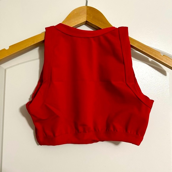 BadKitty PoleFit High Neck Crop Top - Picture 3 of 6